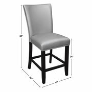 Steve Silver Camila White Black 5pc Rectangle Counter Set