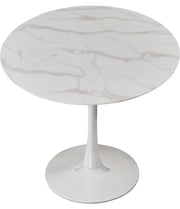 Meridian Furniture Tulip White 36 Inch Dining Table
