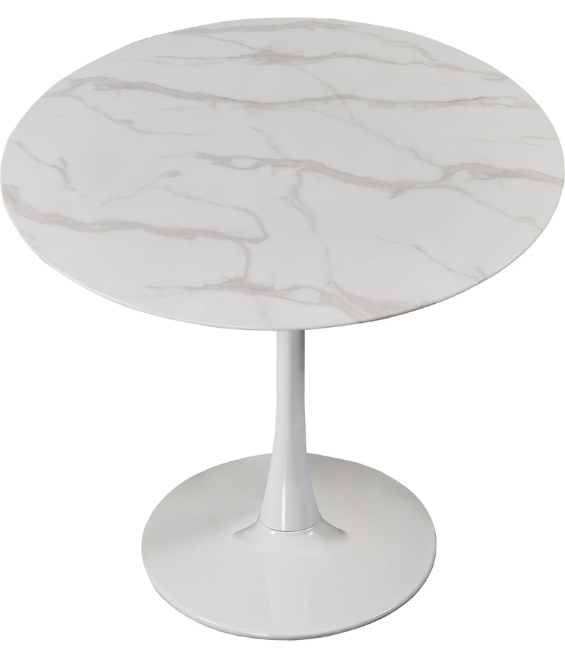 Meridian Furniture Tulip White 36 Inch Dining Table