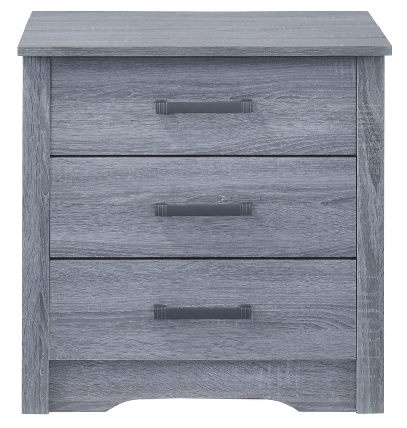 Glory Furniture Hudson Sandle 3 Drawers Nightstand