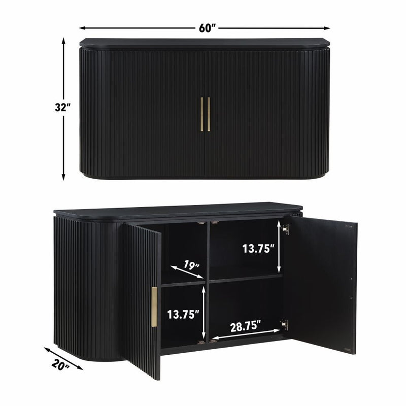 Steve Silver Colvin Black Server