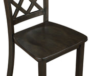 2 New Classic Furniture Trellis Brown Dining Chairs