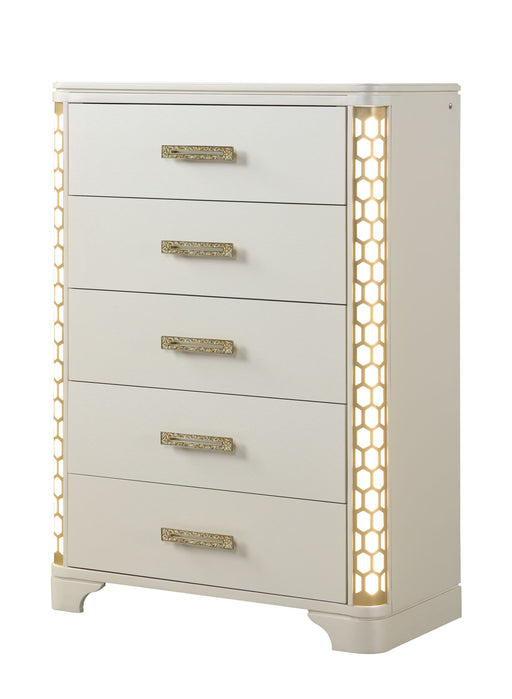 Galaxy Home Jasmine Beige Drawer Chest