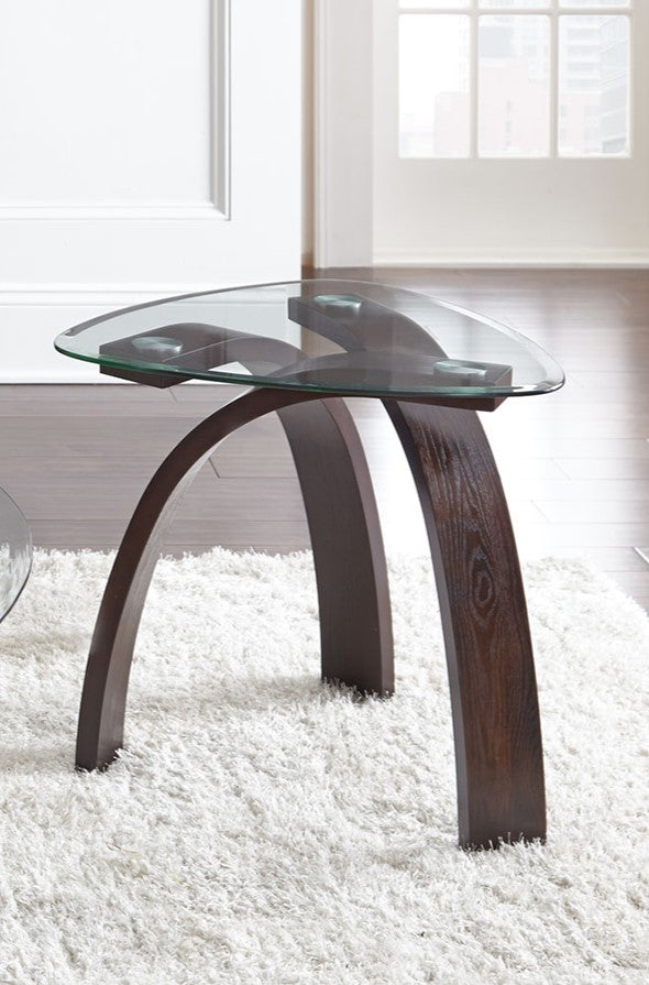 Steve Silver Pitman Merlot Cherry 3pc Occasional Set