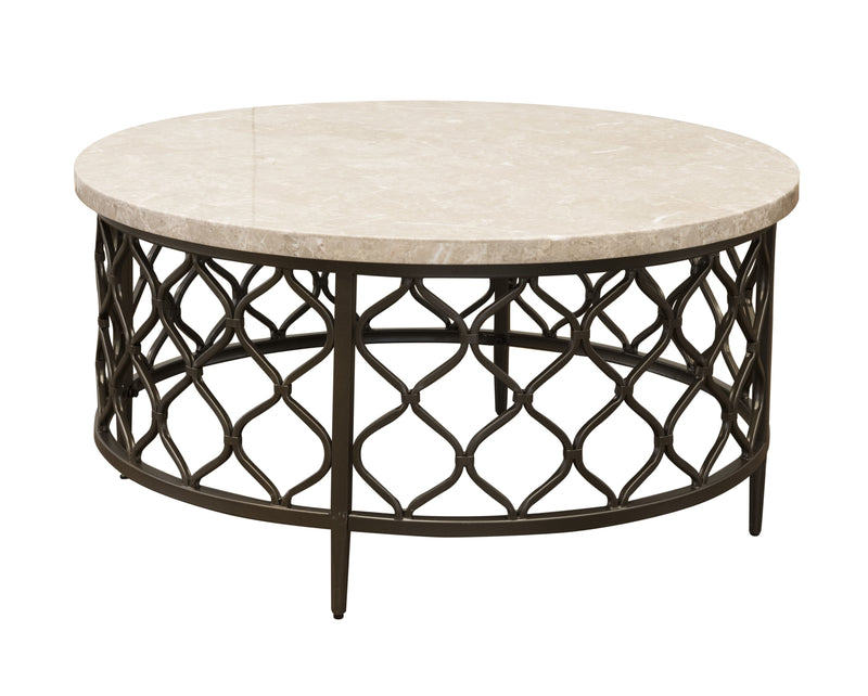 Steve Silver Roland White Bronze Cocktail Table