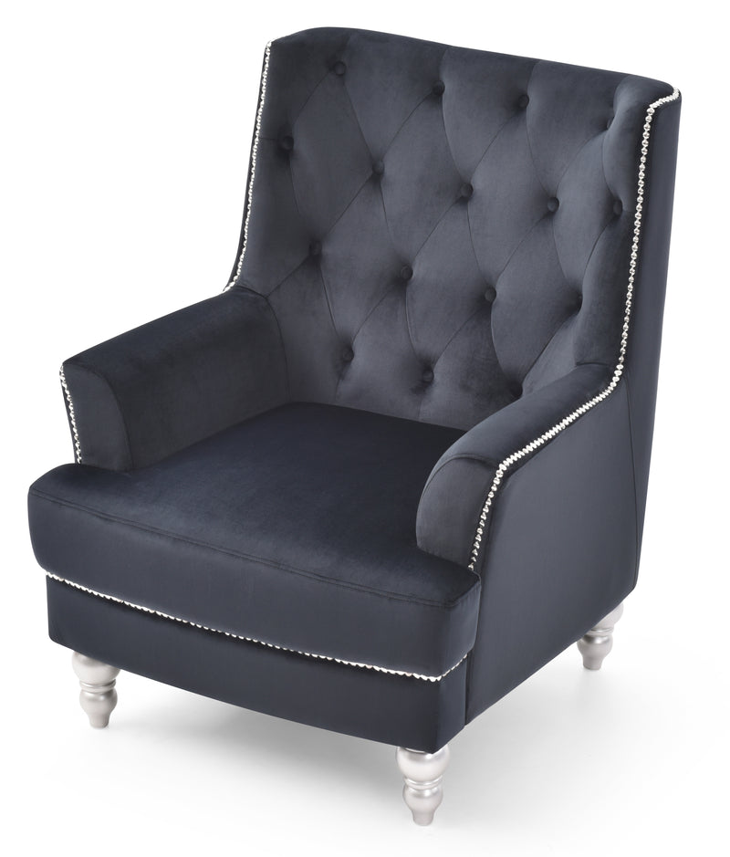 Glory Furniture Pamona Black Chair
