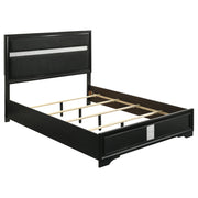 Coaster Furniture Miranda Black Cal King Panel Bed