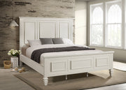 Coaster Furniture Sandy Beach Cream White Cal King Panel Bed