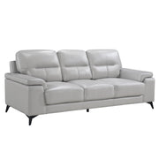 Home Elegance Mischa Silver Gray 2pc Living Room Set