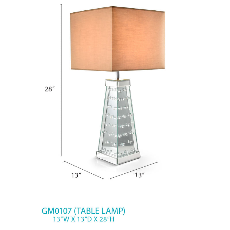 Glory Furniture Mirror GM0107 Table Lamp