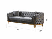 Galaxy Home Vanessa Gray Sofa
