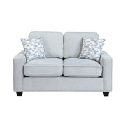 Home Elegance Gael Gray 2pc Living Room Set