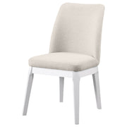2 Coaster Furniture Carissa Beige Dining Side Chairs