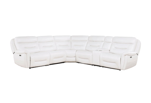 Global Furniture U8522 White Sectional