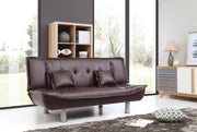 Glory Furniture Lionel Chocolate Microfiber Sofa Bed