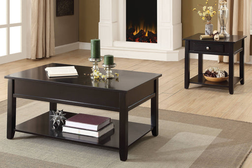 Acme Furniture Malachi Black 3pc Coffee Table Set