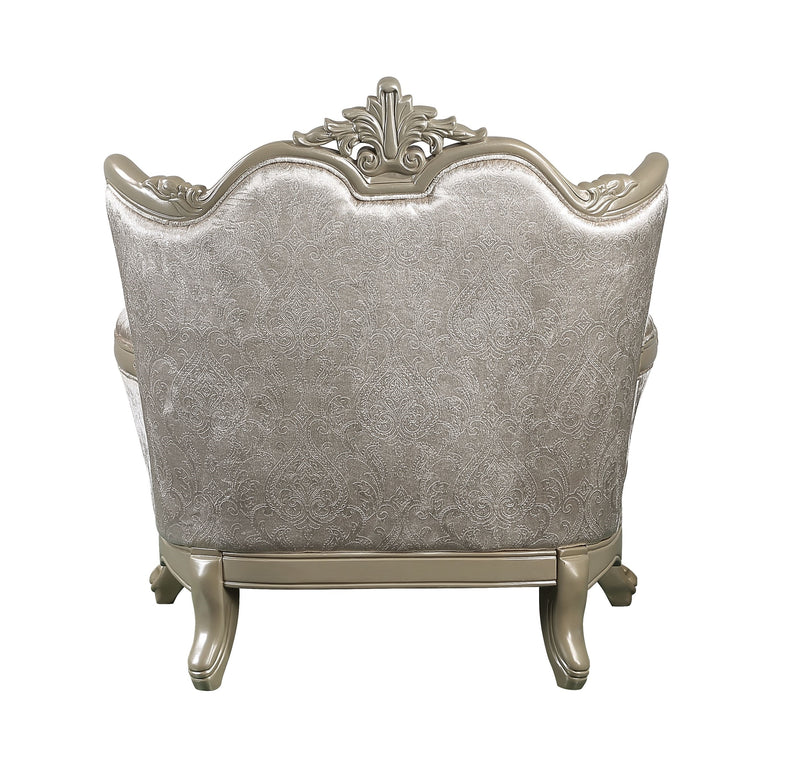 Acme Furniture Libertee Beige Chair with Pillow
