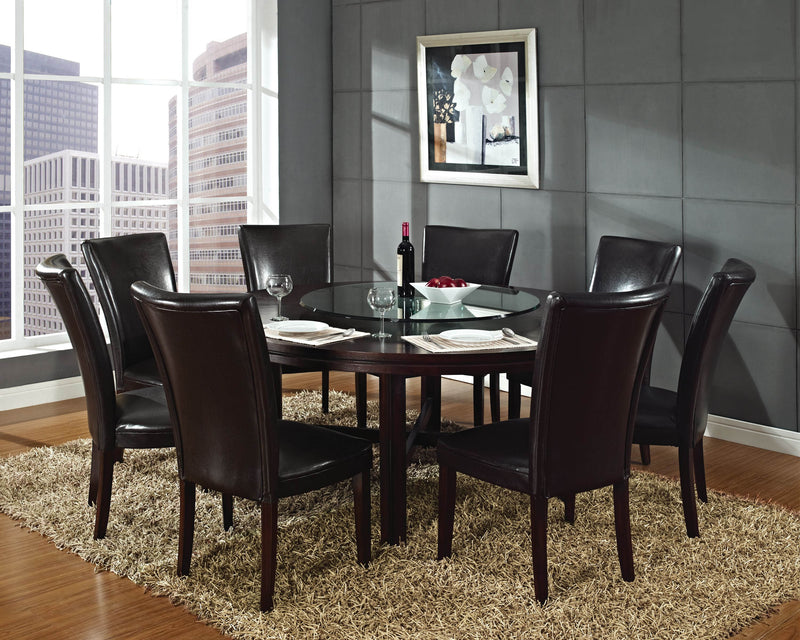 Steve Silver Hartford Espresso Brown 9pc Dining Room Set