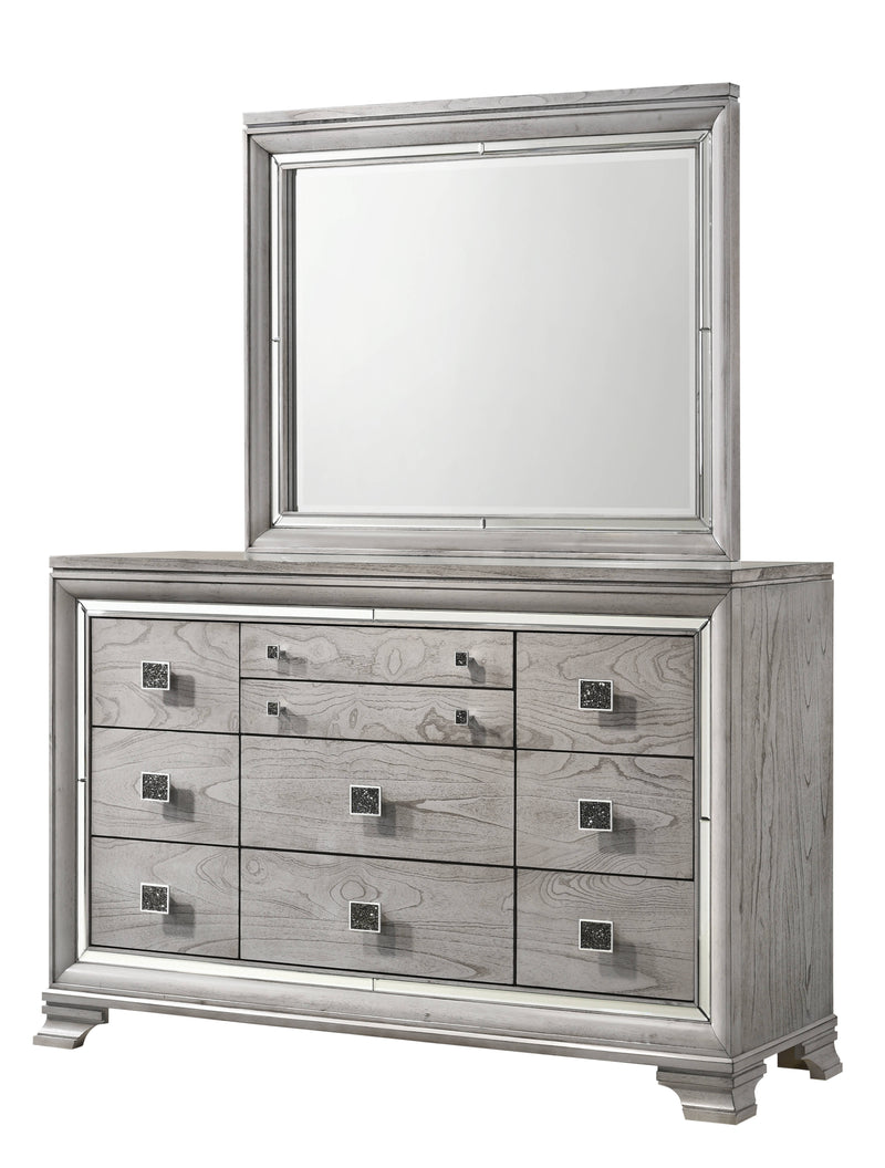 Crown Mark Vail Grey Dresser