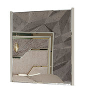Galaxy Home Omary Beige Dresser And Mirror