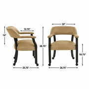 Steve Silver Rylie Sand Black 5pc Dining Set