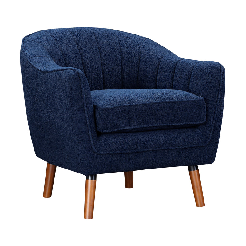 Home Elegance Cutler Blue Accent Chair
