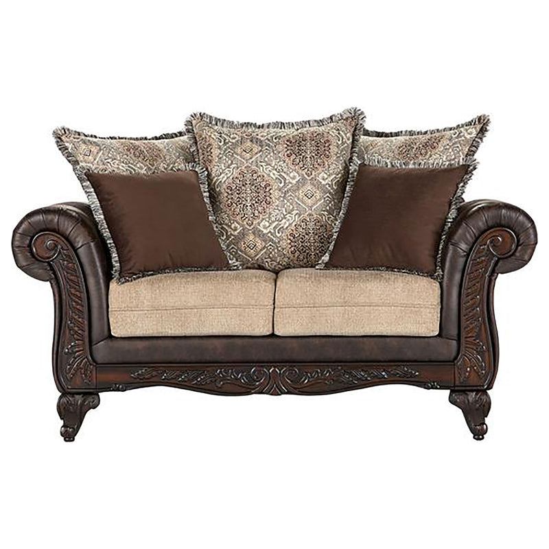 Coaster Furniture Elmbrook Brown 2pc Living Room Set
