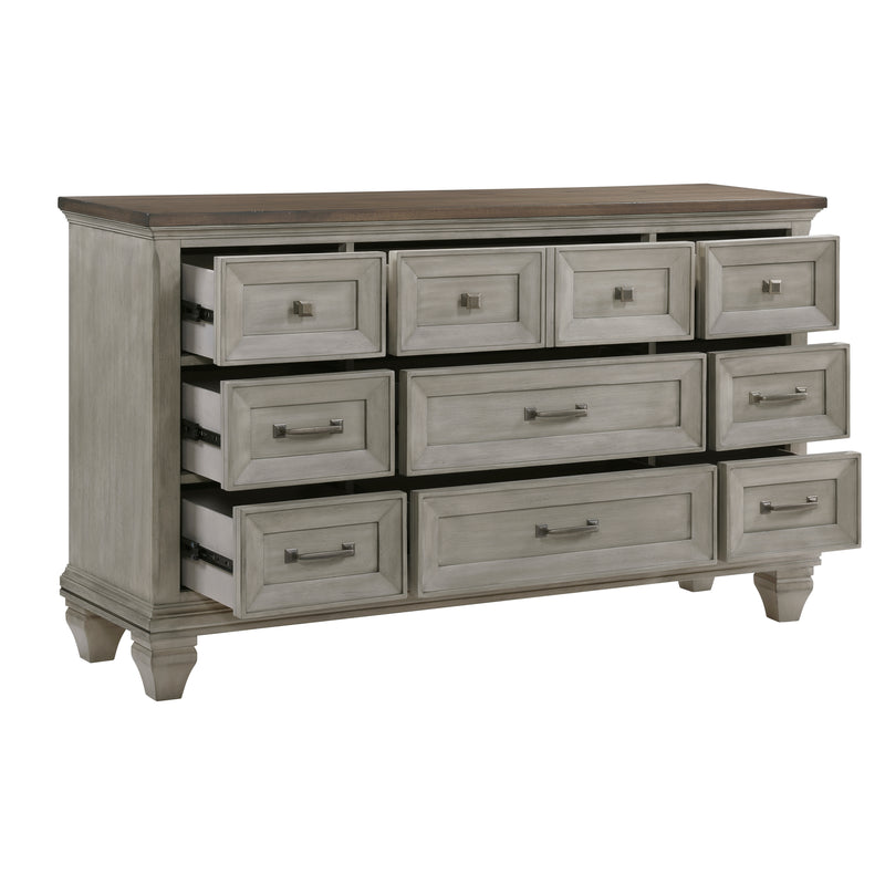 Home Elegance Renton Brown Gray Dresser