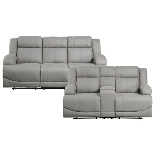 Home Elegance Camryn Gray 2pc Living Room Set