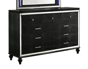 New Classic Furniture Valentino Black Dresser