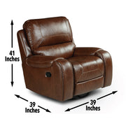 Steve Silver Keily Brown Manual Recliner
