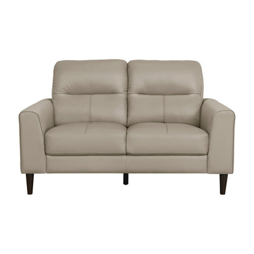 Home Elegance Lewes Beige Love Seat