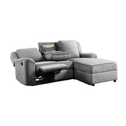 Acme Furniture Destiny Gray Motion Sectional