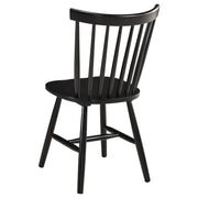 2 Coaster Furniture Hollyoak Black Dining Side Chairs