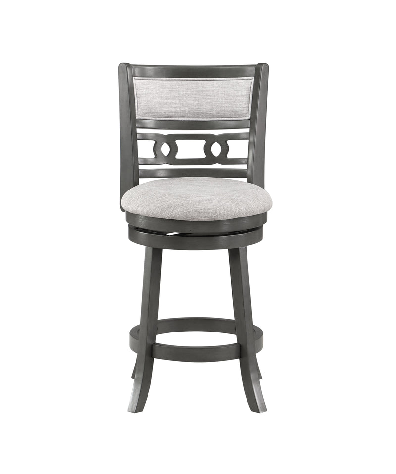 New Classic Furniture Gia Gray Swivel Barstool