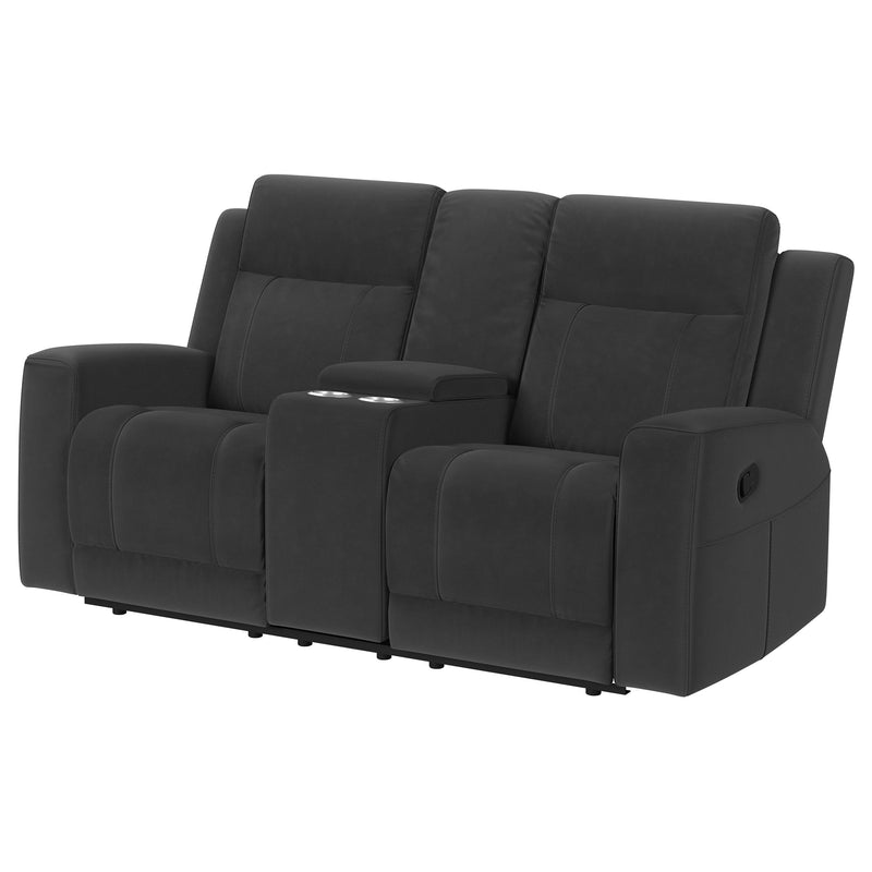 Coaster Furniture Brentwood Taupe Brown Motion Reclining Loveseat