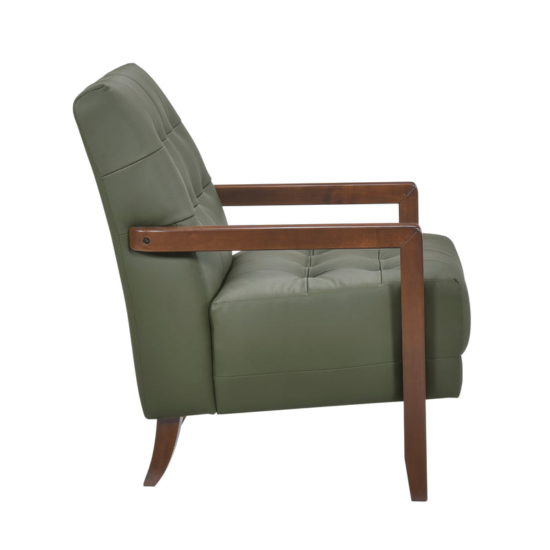 Home Elegance Crafton Dark Brown Accent Chair