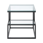 Home Elegance Elyria Black 3pc Coffee Table Set