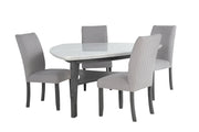 Global Furniture D8192 Light Grey 5pc Dining Room Set