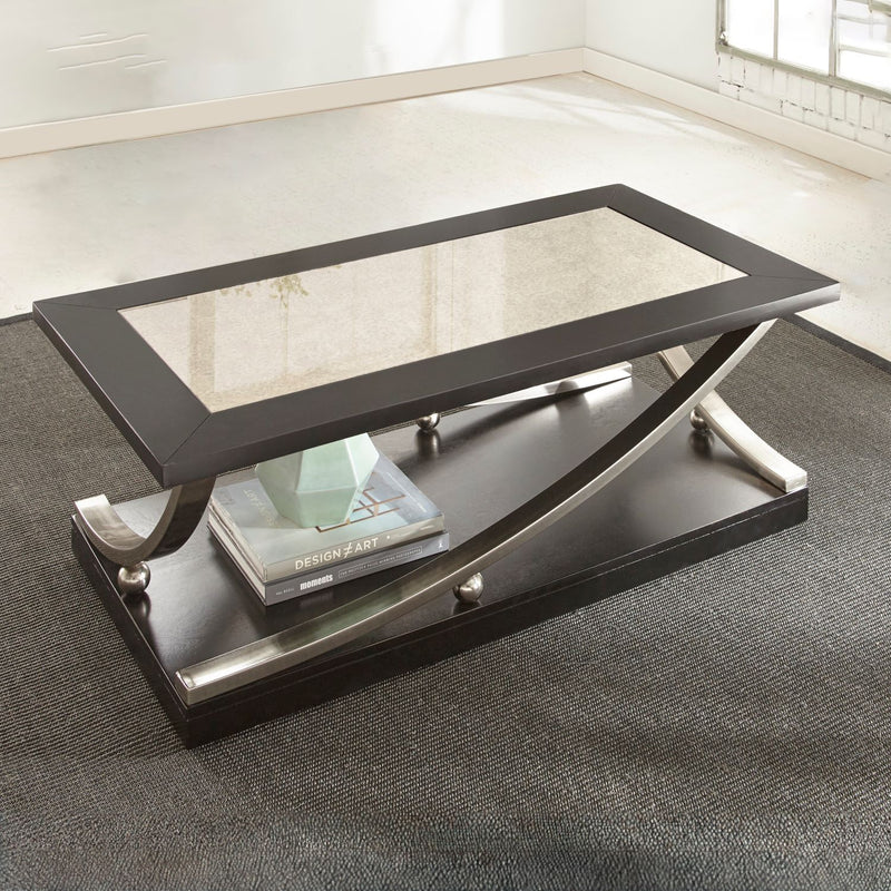 Steve Silver Ramsey Ebony Cocktail Table
