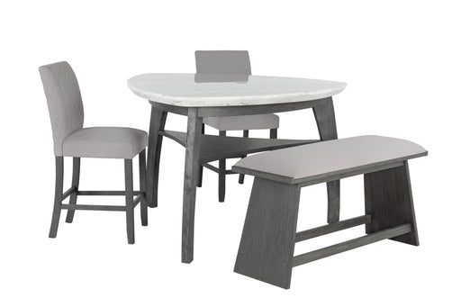 Global Furniture D8192 Light Grey 4pc Bar Height Set