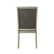 2 New Classic Furniture Lumina Silver Gray Dining Chairs