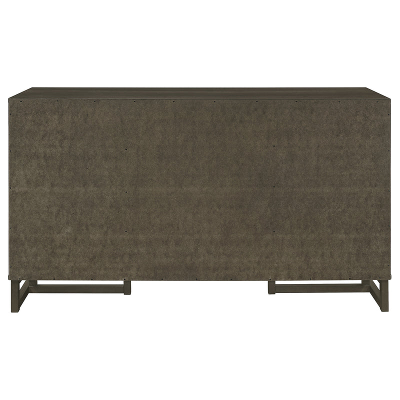 Coaster Furniture Kelly Dark Grey 3 Drawers Storage Sideboard