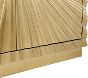 Meridian Furniture Golda Gold Leaf Sideboard Buffet