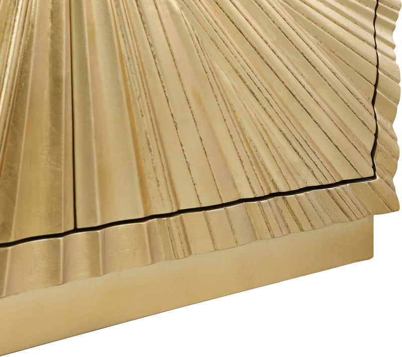 Meridian Furniture Golda Gold Leaf Sideboard Buffet