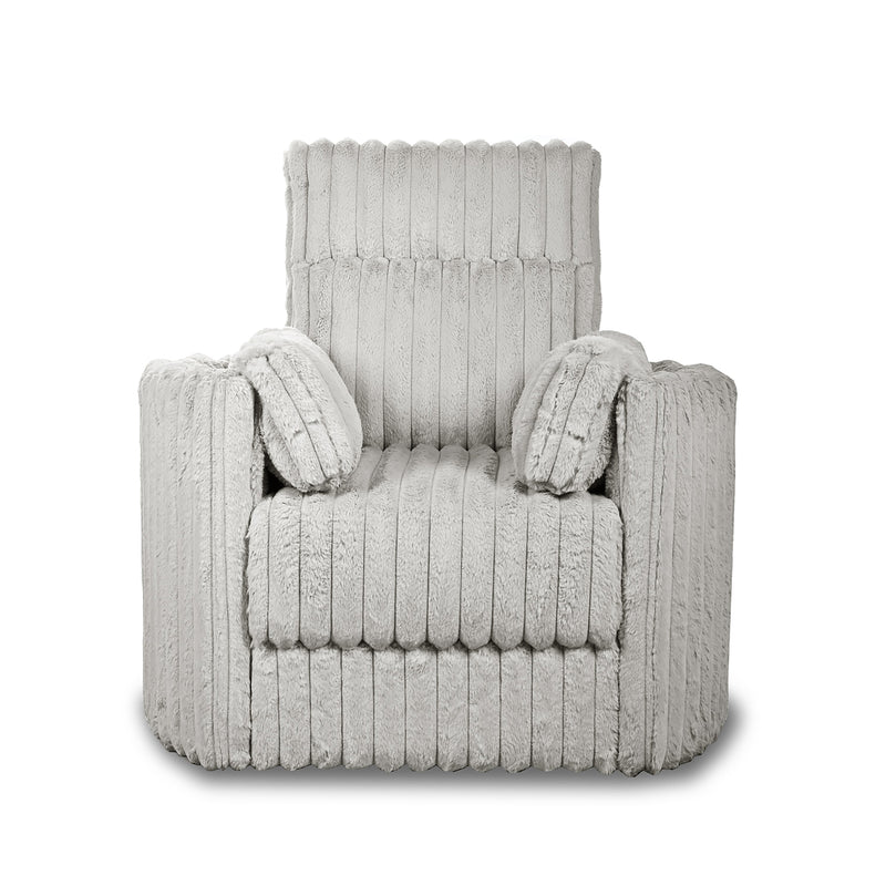 New Classic Furniture Embrace White Swivel Accent Chair