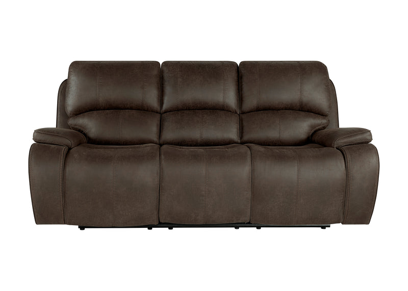 New Classic Furniture Brooking Brown Power Sofa