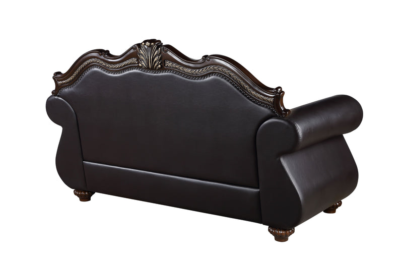New Classic Furniture Maximus Brown Loveseat