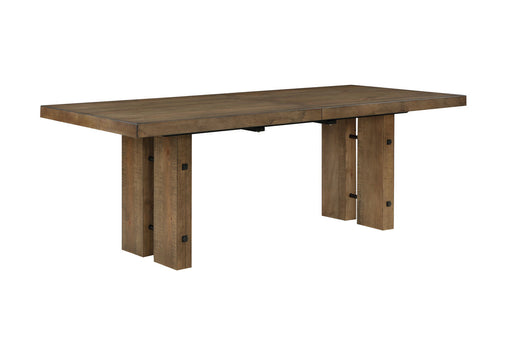 Steve Silver Atmore Black Brown 7pc Dining Set