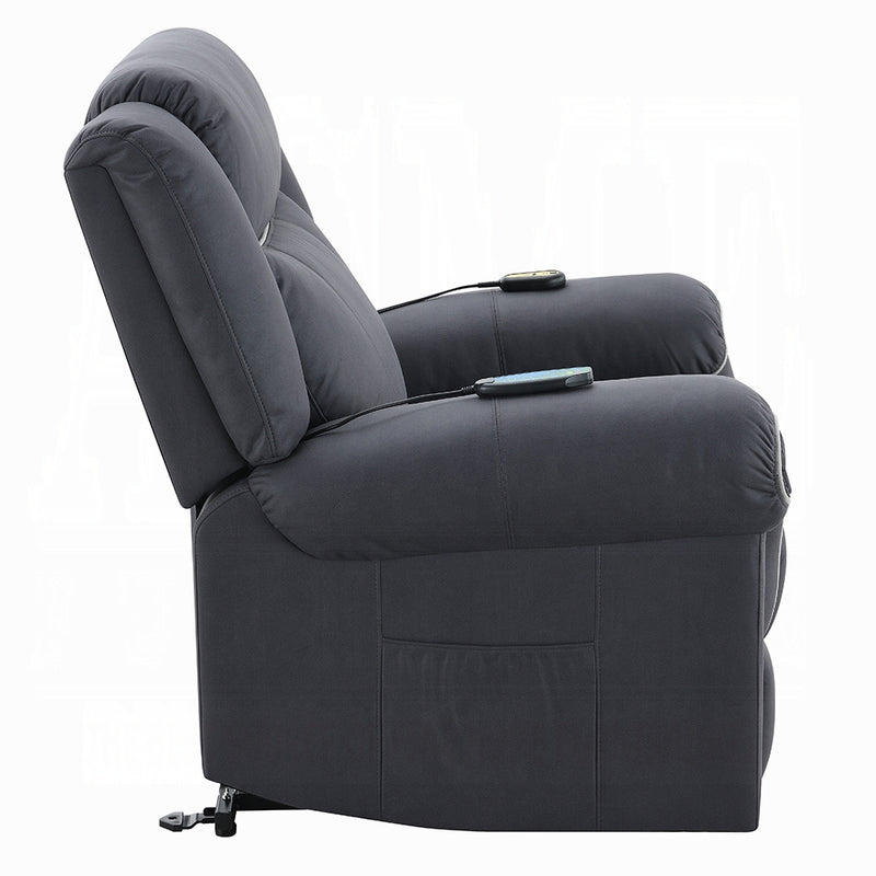 Acme Furniture Domana Dark Blue Power Recliner